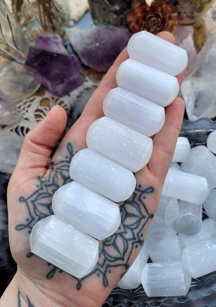 Selenite Crystal Tumbled