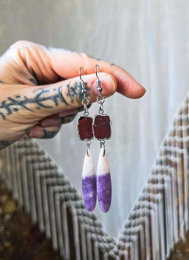 Tiffany Stone Crystal Earrings