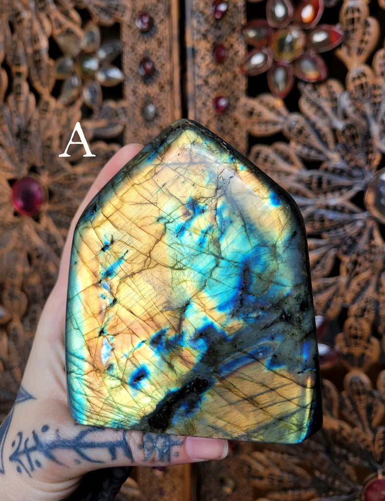 Labradorite Polished Free Form Crystals