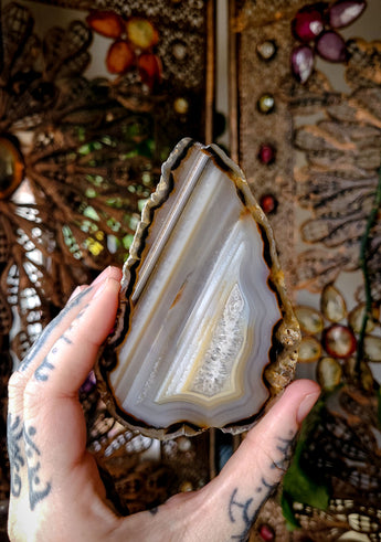 Agate Slice Crystal - 03