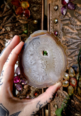 Agate Slice Crystal - 04