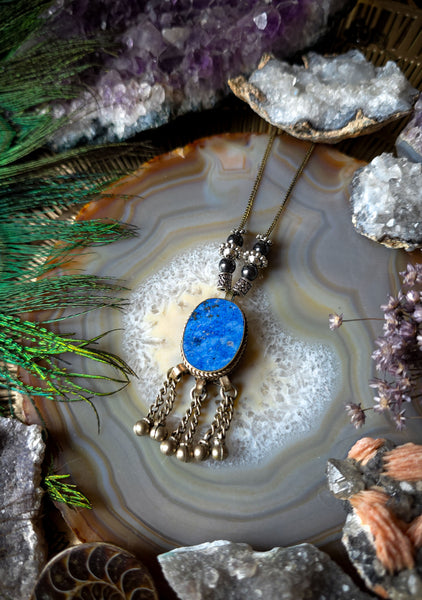 Lapis Lazuli Ornament Crystal Amulet