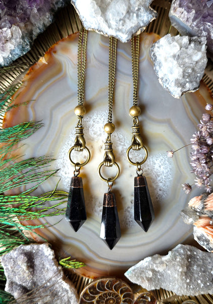 Hand Hanger Onyx Crystal Necklaces