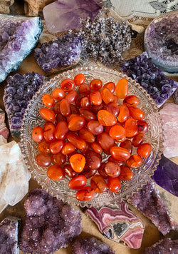 Carnelian Mini Tumbles - Set of 3
