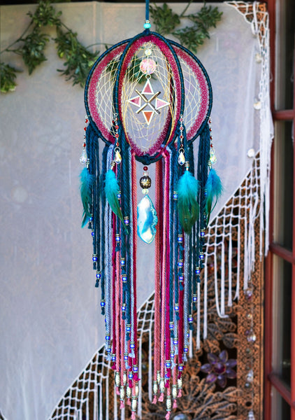 Cosmic Aqua Rose Merkabah Orbital