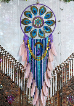 Violet Radial Bloom Mandala Dreamer