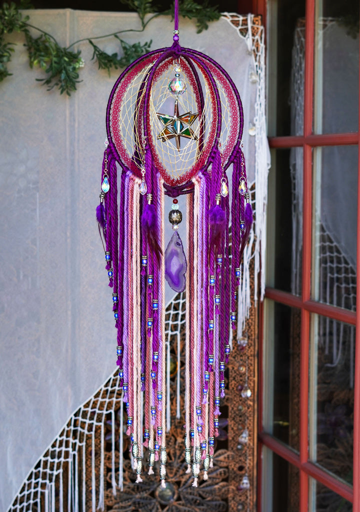 Cosmic Lavender Rose Merkabah Orbital