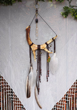 Horned Dream Antler Spirit Totem