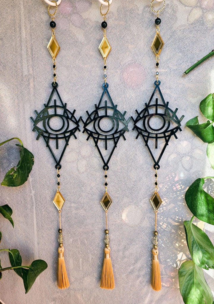 Visionary Black Mirrored Suncatchers