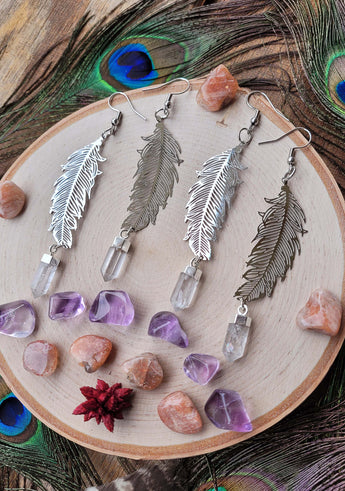 Light As a Feather Silver Earrings