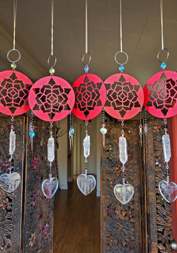Floral Luna Crystal Sun Catchers