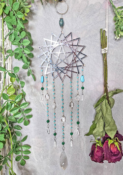 Geometric Pentacle Star Suncatcher