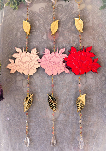 Sweet Rose Bud Suncatchers
