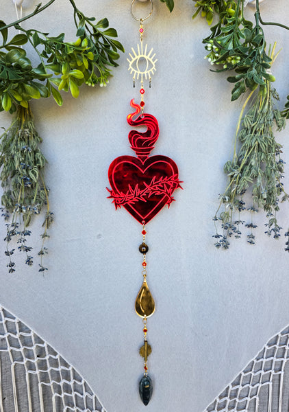 Sacred Heart Suncatcher