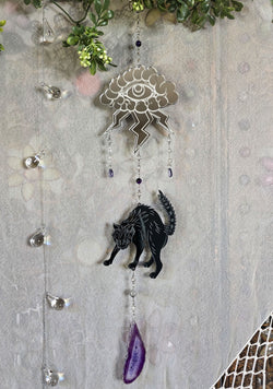 Lucky Strike Black Cat Suncatcher