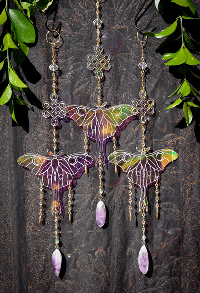 Iridescent Luna Moth Suncatcher