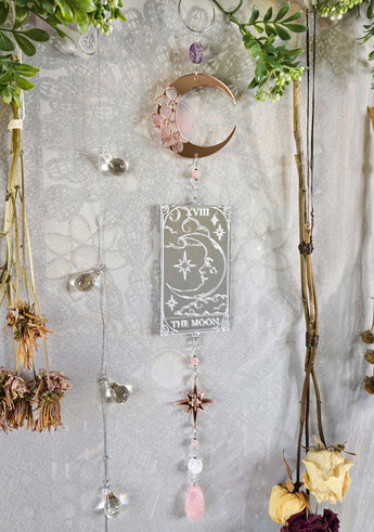 The Moon Tarot Card Suncatcher