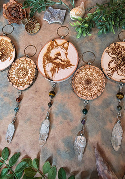 Engraved Wood Round Wall Hangings