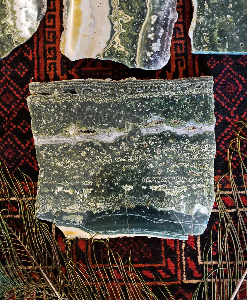 Ocean Jasper Crystal Slabs