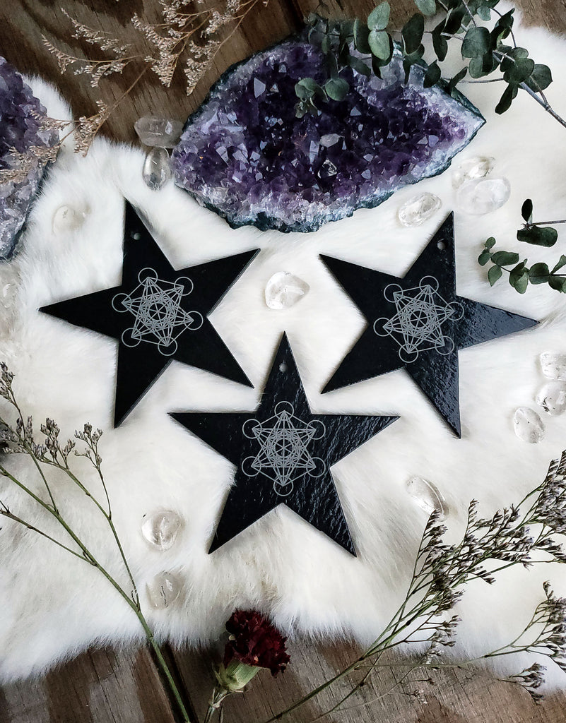 Sacred Geometry Star Ornaments // Wall Hangings
