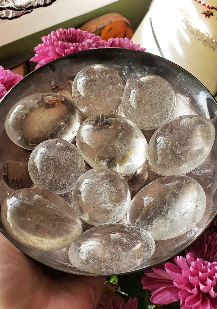 Quartz Crystal Pebbles and Spheres